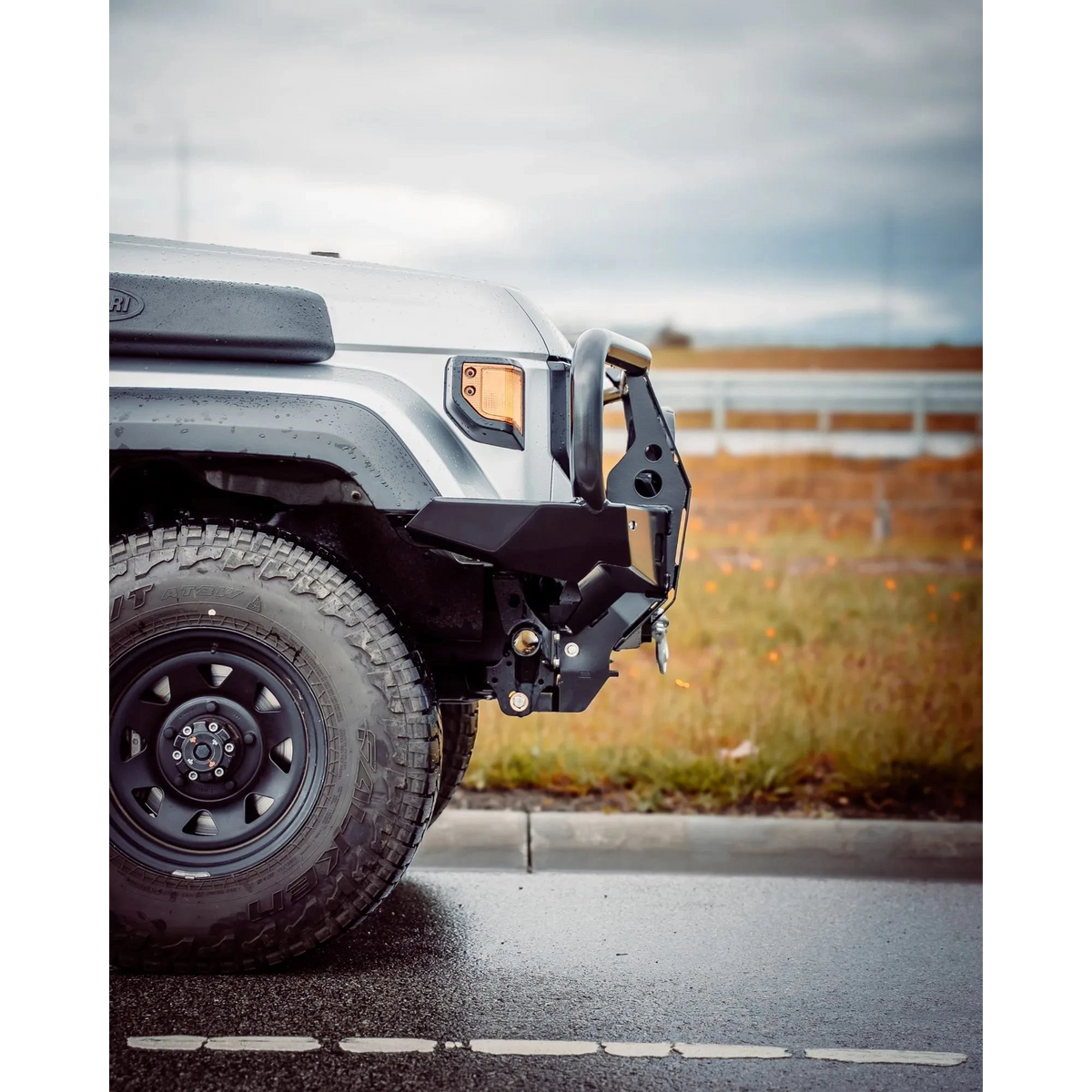 close up of TCC 70 Series Single Cab Bull Bar - Facelift (2024 - Present)