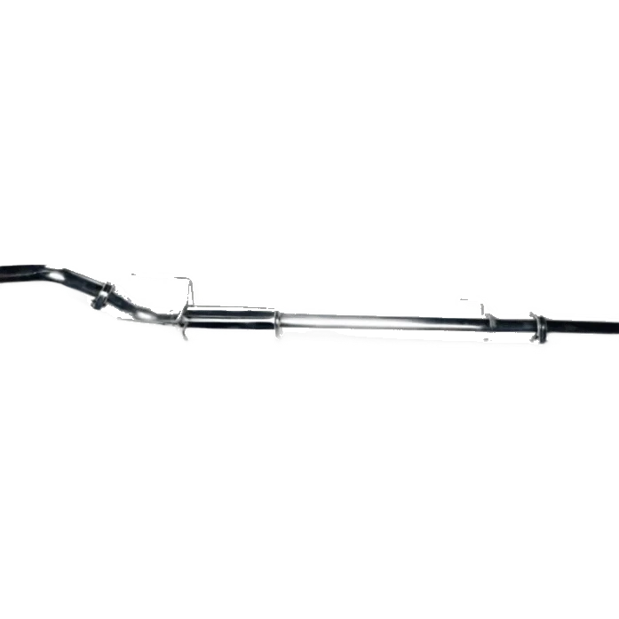 Exhaust pipe on a white background – Torqit 3″ DPF Back Performance Exhaust for 2.8L N80 Toyota Hilux 08/2020+