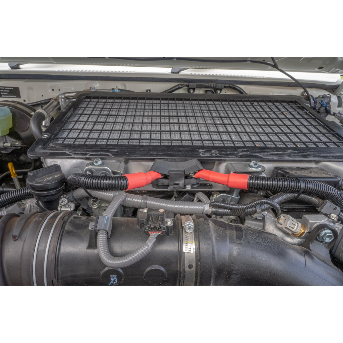 Toyota 70 Series V8 Mega Fuse Bracket — Intercooler Mount Stainless – view 2