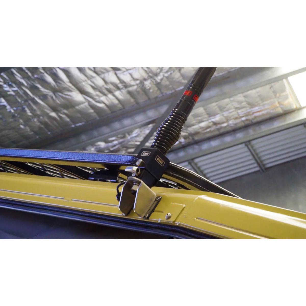 Toyota LC78 Troopy Aerial Mount — Alu-Cab Roof Conversion Stainless – view 4