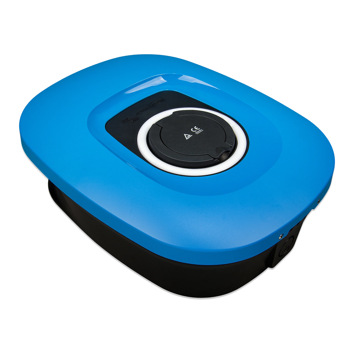 Victron EV Charging Station NS, blue, right angle view