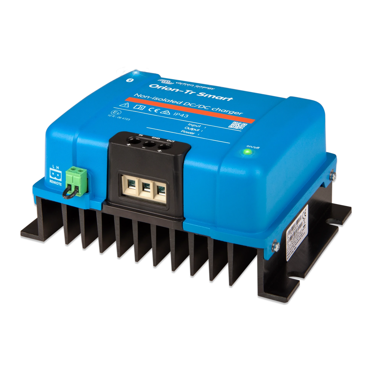 Victron Orion-Tr Smart 12/24-15A non-isolated DC-DC charger, left side view