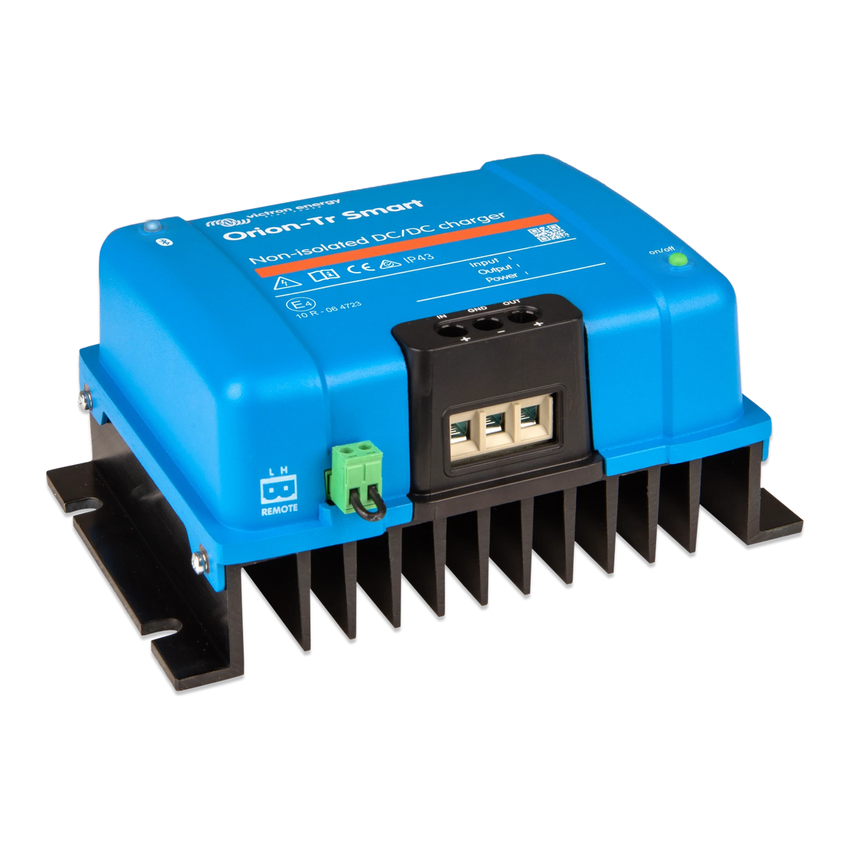 Victron Orion-Tr Smart 12/24-15A non-isolated DC-DC charger, right side view