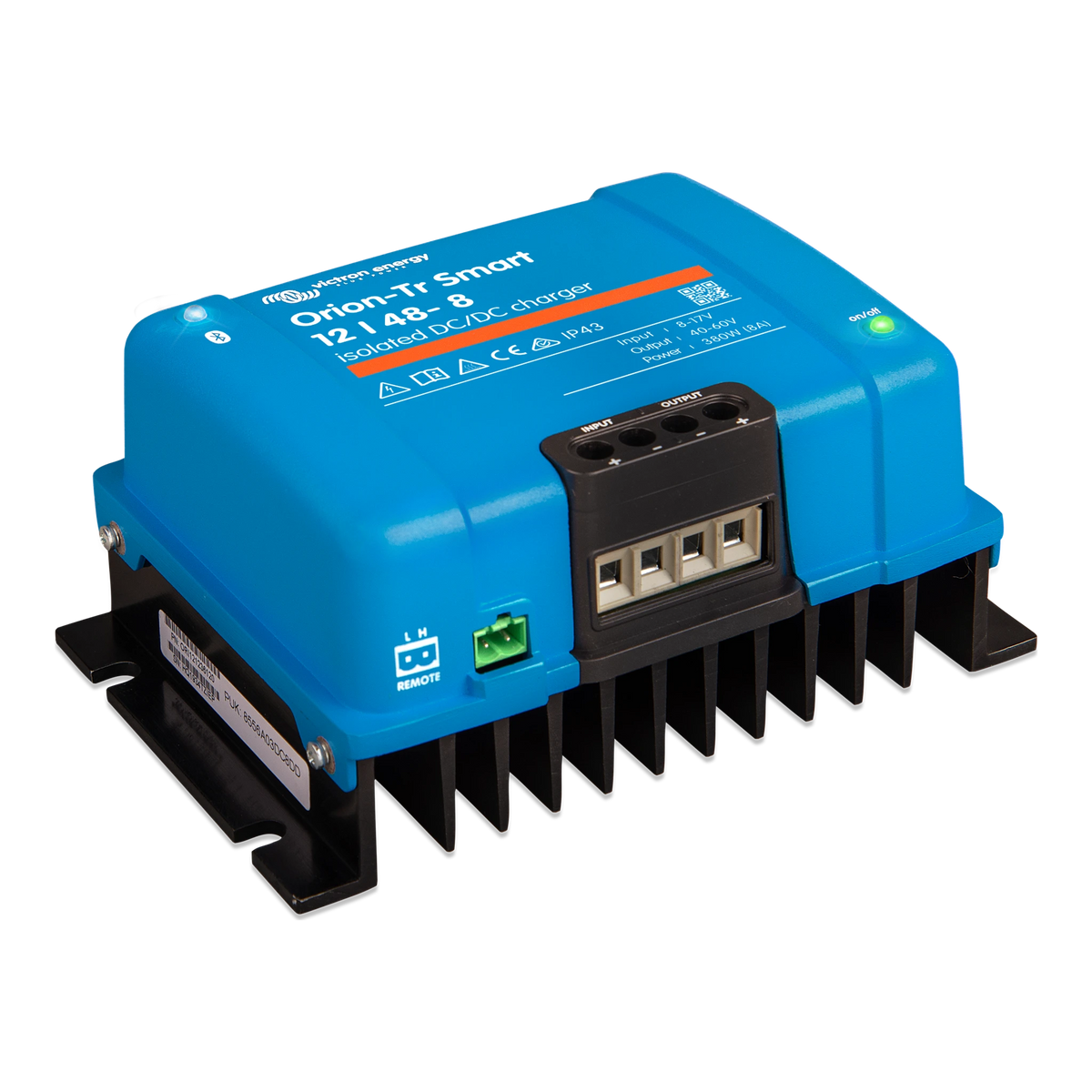 Victron Orion-Tr Smart 12/48-8A (380W) Isolated DC-DC charger side view