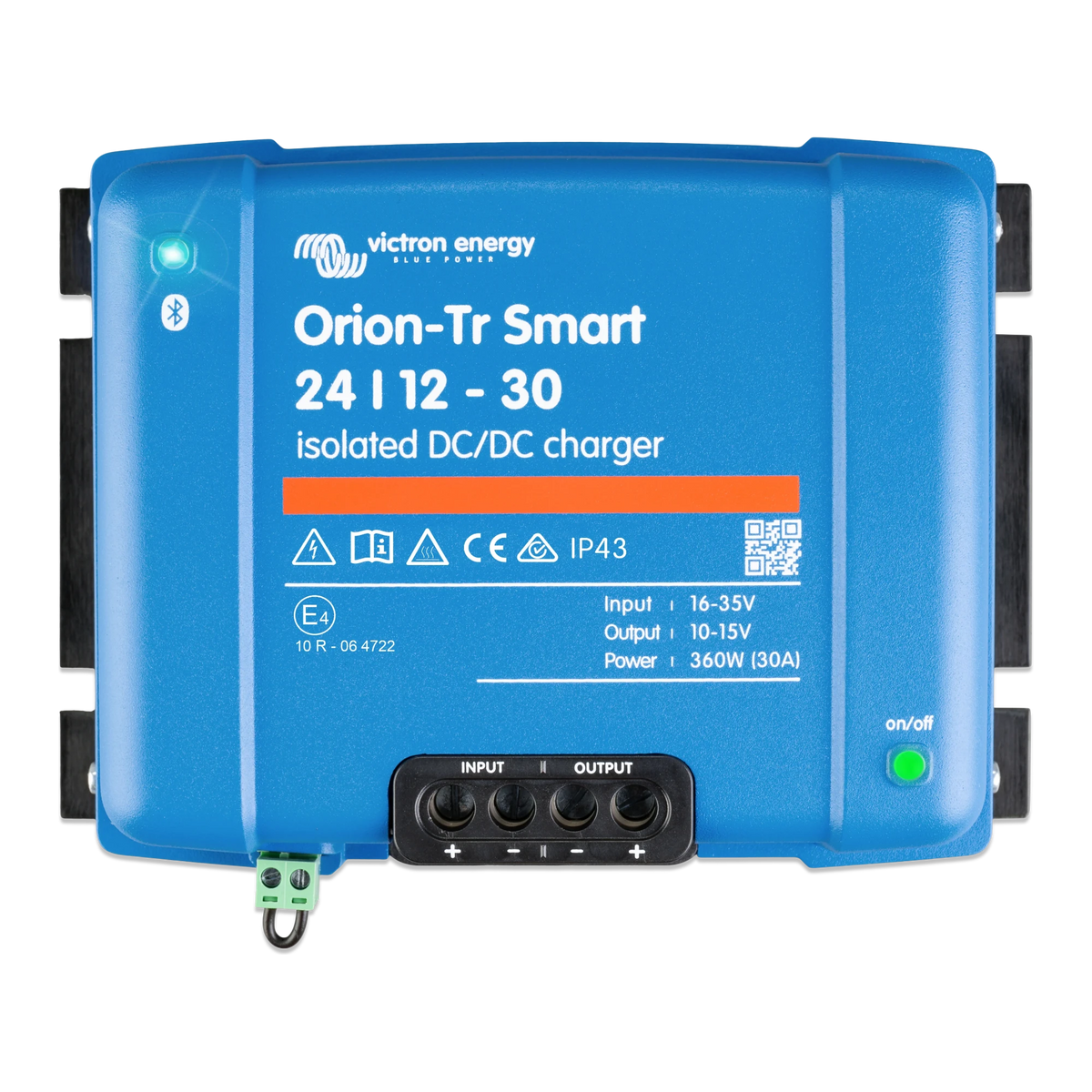 Victron Orion-Tr Smart 24/12-30A isolated DC-DC charger, top view