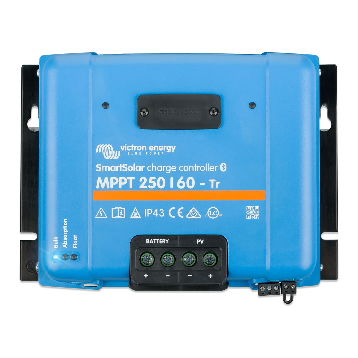 Victron SmartSolar MPPT 250/60-Tr solar charge controller, top view