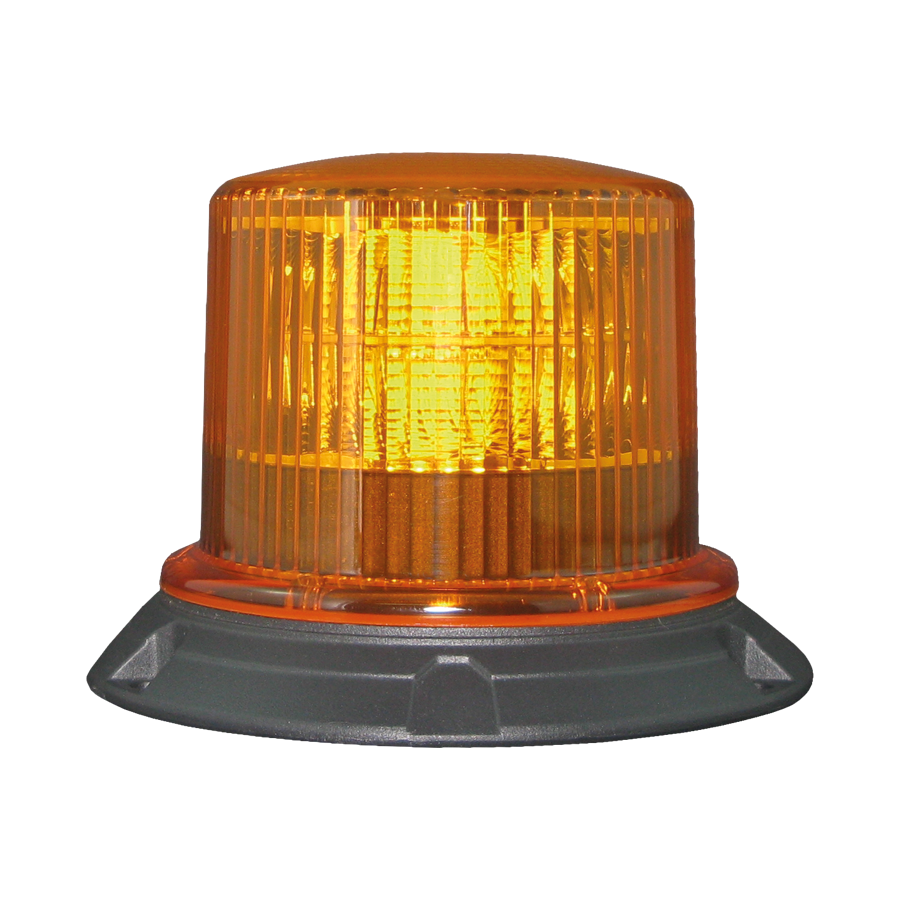 Qvee Small LED Rotating Beacon 132mm LED Amber 10-30V