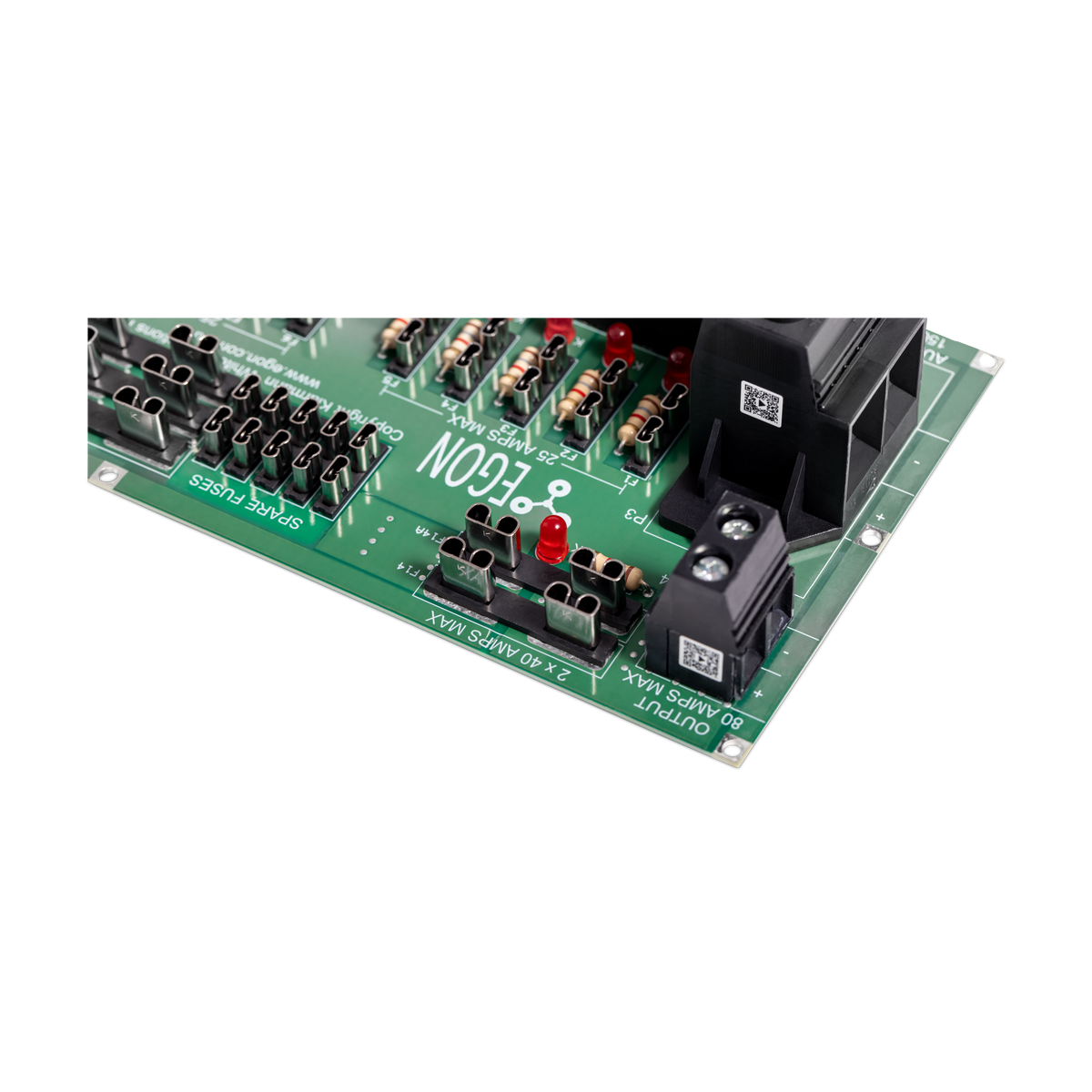 Egon DC-Hub Power Distribution Hub For Dual Battery Systems Integrated Fuse Box