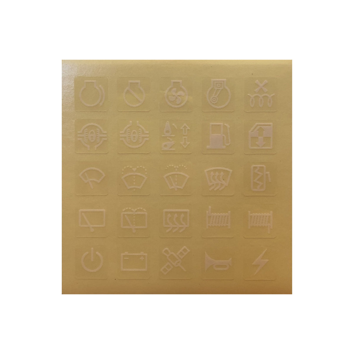 Rocker Switch 100 Symbol Stickers Transport and 4WD Applications