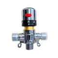 Temperature Mixing Valve Brass Hot Cold Thermostatic Valve, thread size 1/2 BSP female