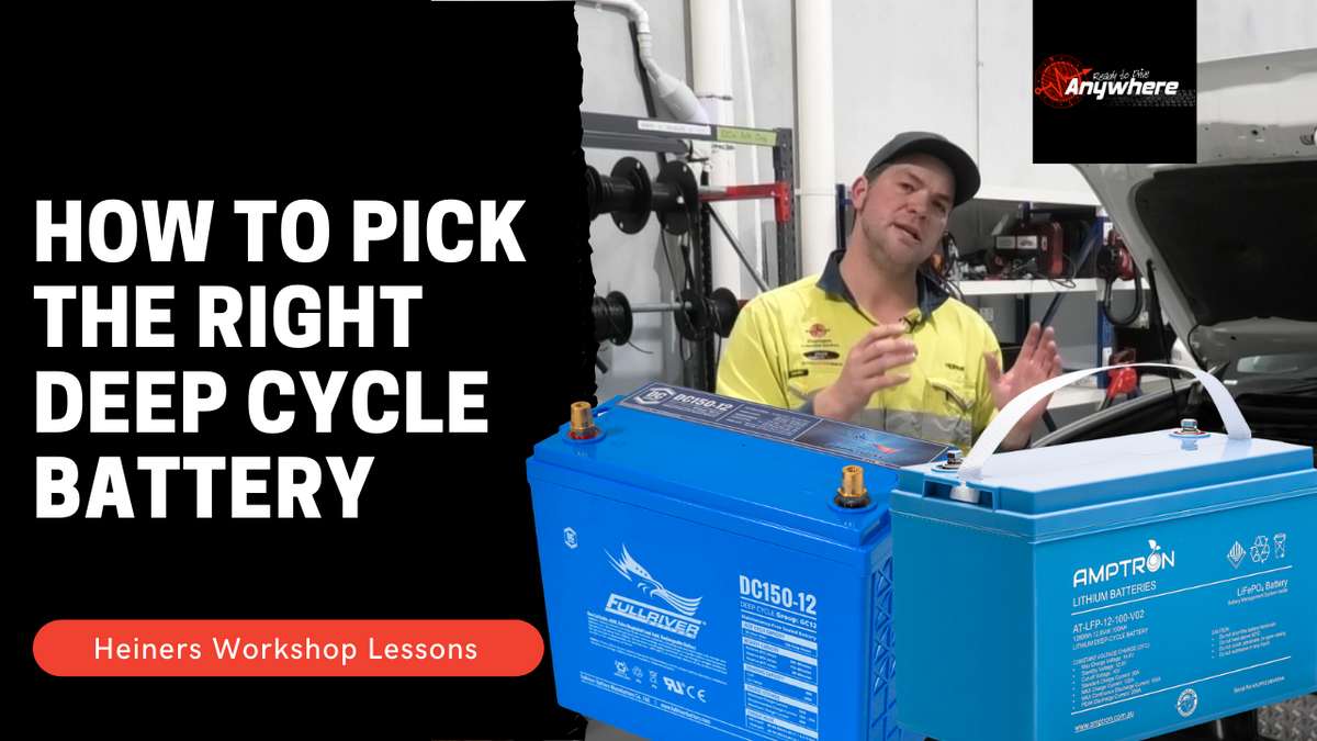 Elevate's Workshop Lessons : Off-grid Auto Electrics Series | How to Pick the Right Deep Cycle Battery Ep.4