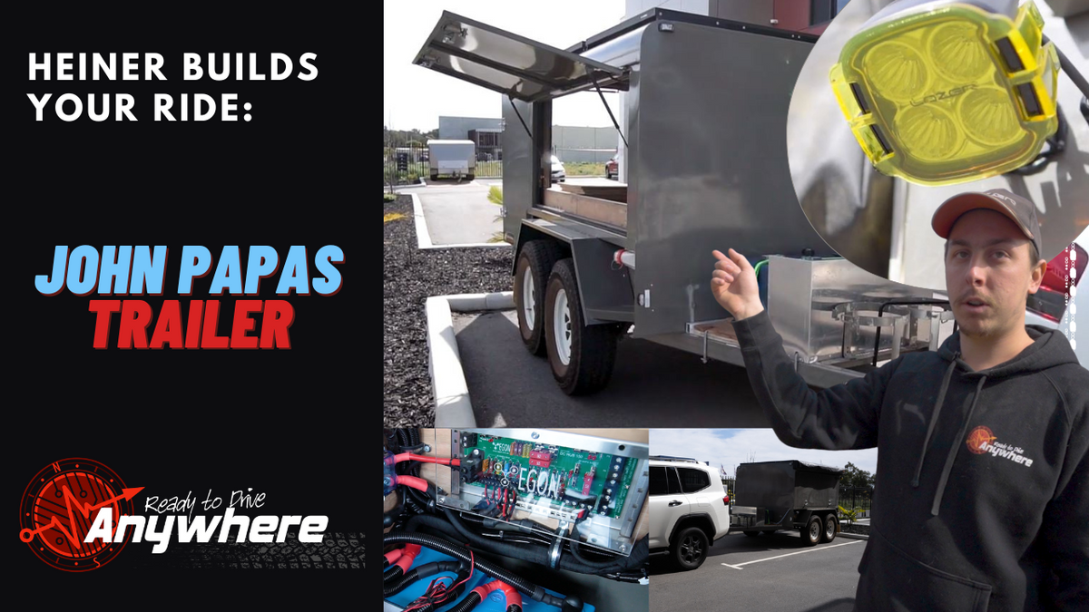 Elevate Builds Your Ride | John Papas Dual Axle Trailer