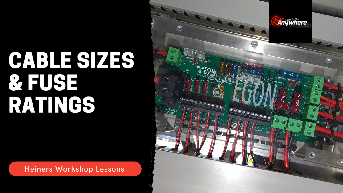 Elevate's Workshop Lessons : Off-grid Auto Electrics Series | Cable Sizes & Fuse Ratings Ep.2