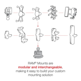 RAM® Twist-Lock™ Suction Cup Base with Ball