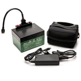 Amptron Lithium Battery 12V 22Ah LiFePO4 Golf Cart with Charger Combo kit