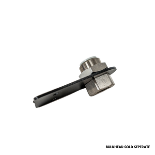 Elevate Automotive bulkhead adapter plate — stainless steel, Perth-fabricated