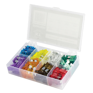 KT Blade Fuse Kit, Assorted, 120 Pieces
