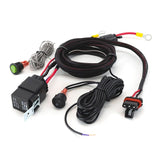 Car wiring harness kit with connectors on a white background