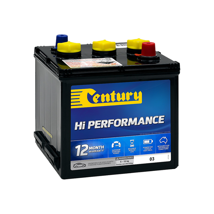03 Century Hi Performance Battery 270CCA 80RC 65AH