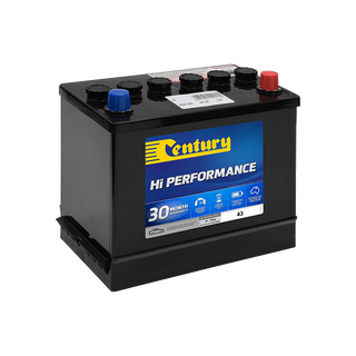 Century Hi Performance Battery 43 330CCA 60RC 40AH | Perth Pro Auto