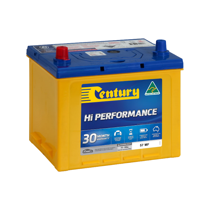 Century Hi Performance Battery 57 MF 560CCA 100RC 57AH | Perth Pro Auto