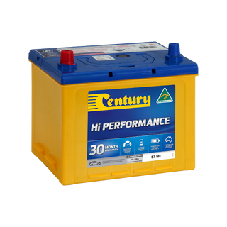 Century Hi Performance Battery 57 MF 560CCA 100RC 57AH | Perth Pro Auto