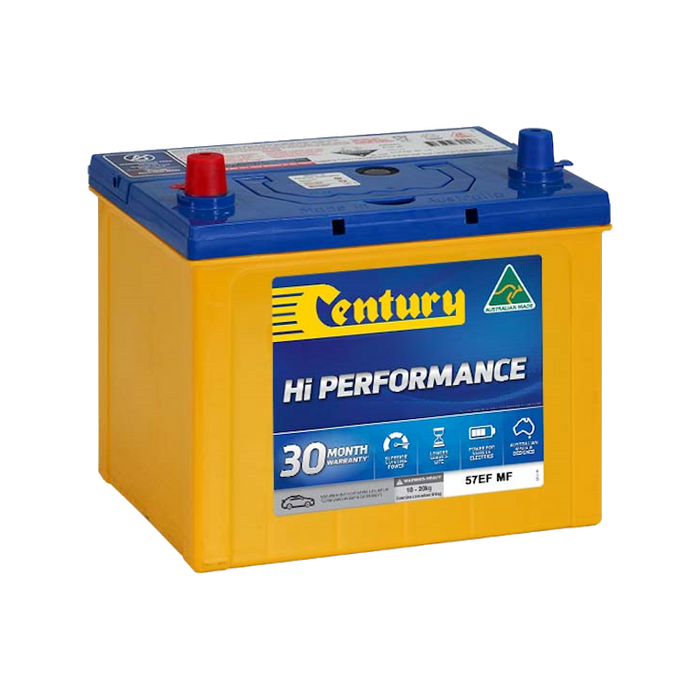 57EF MF Century Hi Performance Battery 560CCA 100RC 57AH