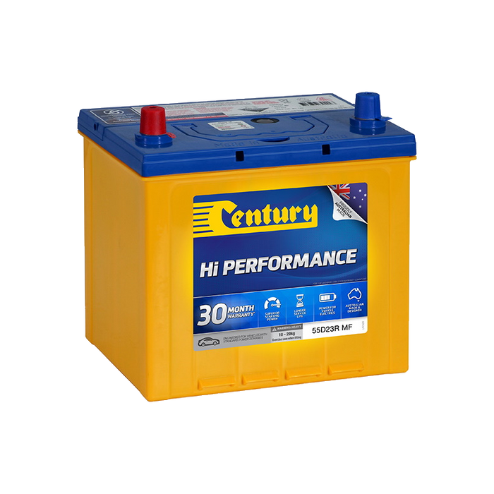 55D23R MF Century Hi Performance Battery 540CCA 105RC 60AH