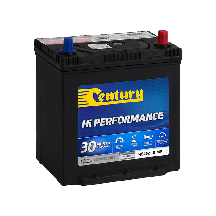 NS40ZLB MF Century Hi Performance Battery 360CCA 63RC 38AH