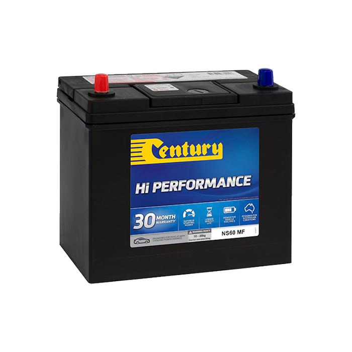 NS60 MF Century Hi Performance Battery 430CCA 76RC 45AH