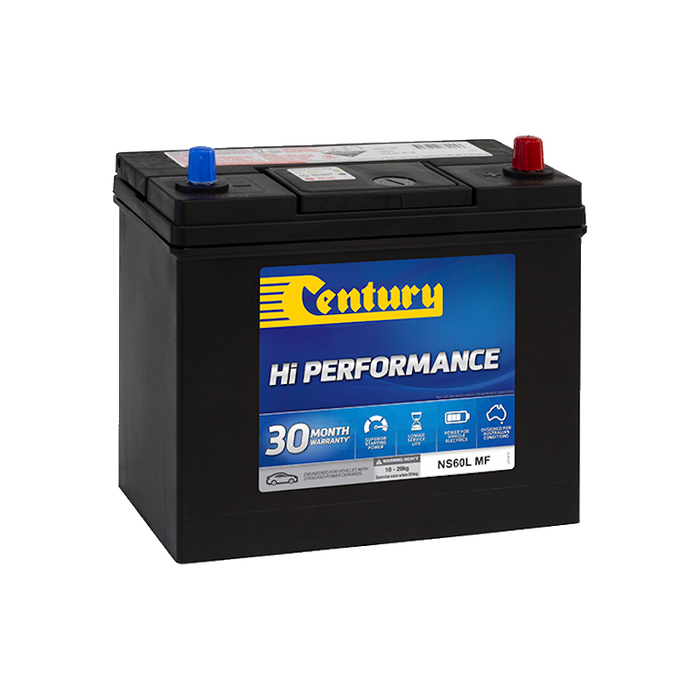 NS60L MF Century Hi Performance Battery 430CCA 76RC 45AH