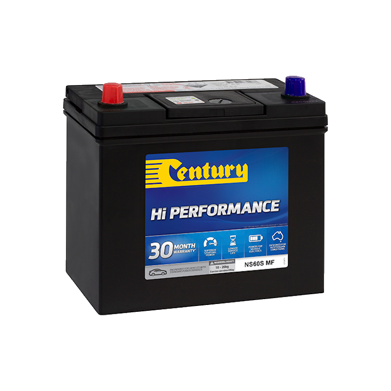 NS60S MF Century Hi Performance Battery 430CCA 76RC 45AH