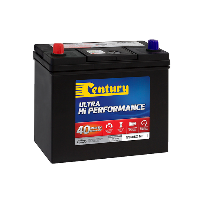 NS60SX MF Century Ultra Hi Performance Battery 470CCA 80RC 50AH