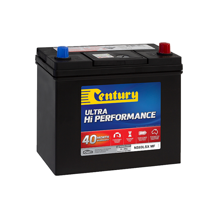 NS60LSX MF Century Ultra Hi Performance Battery 470CCA 80RC 50AH