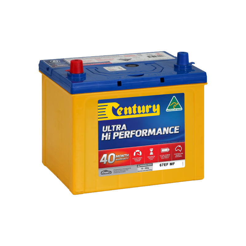 Century Ultra Hi Performance Battery 67EF MF 640CCA 115RC 64AH