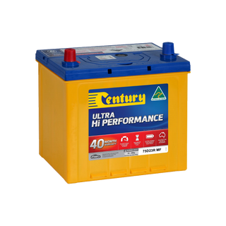 Century Ultra Hi Performance Battery 75D23R MF 620CCA 120RC 70AH