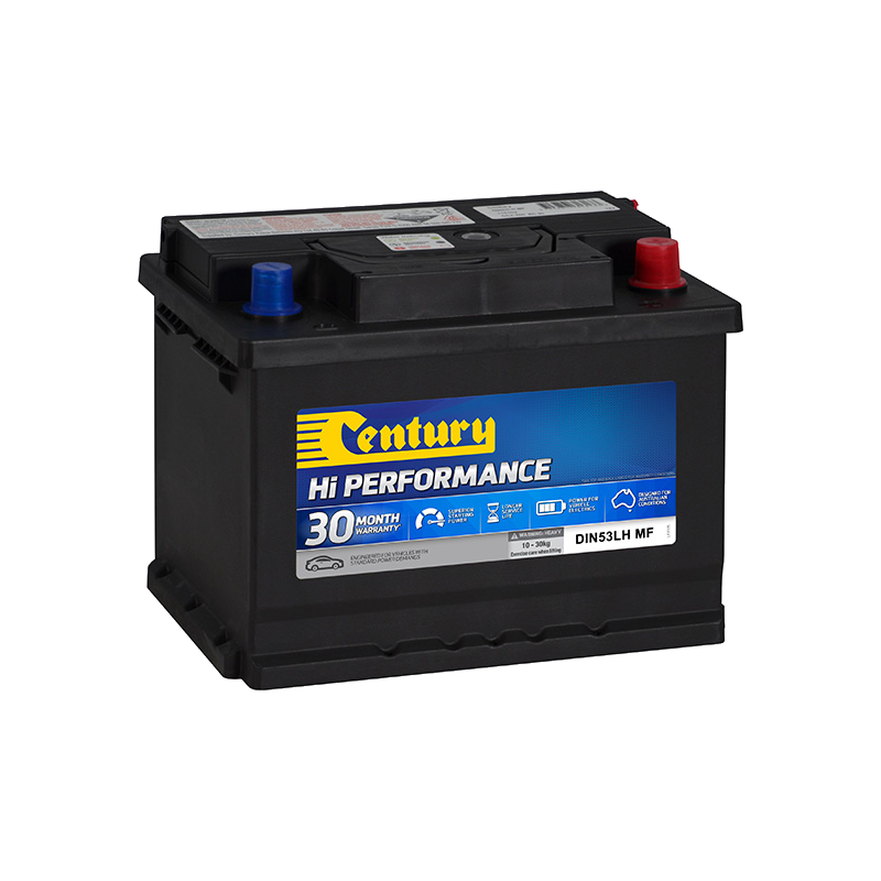 Century Hi Performance Battery DIN53LH MF 500CCA 90RC 55AH 