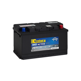 Century DIN75LH EFB ISS Active 730CCA 145RC 80Ah 12V Enhanced Flooded Battery for Idle Stop-Start and mild-hybrid vehicles, maintenance-free standard-post C polarity, made in Australia