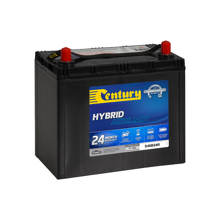 S46B24R Century Hybrid Auxiliary Battery 325CCA 68RC 45AH