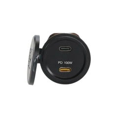 100W USB-C Panel Mount Socket — 12-24V PD