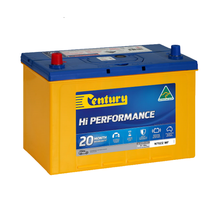 Century N70ZZ MF 12V Hi-Performance 4x4 & SUV Battery – 720CCA 85Ah 170RC