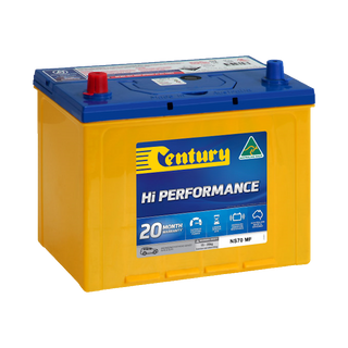 NS70 MF Century 4x4/SUV Hi Performance Battery 650CCA 140RC 75AH