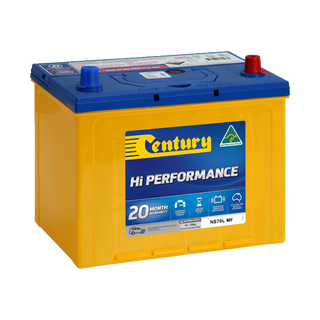 Century NS70L MF 12V Hi-Performance 4x4 & SUV Battery – 650CCA 75Ah