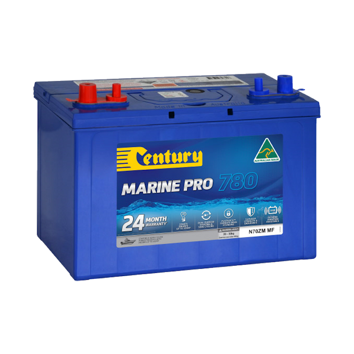 N70ZM MF Century Marine Pro 780 Battery 780CCA 180RC 1000MCA 100AH