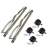 Canopy Door Kit – Central Locking Handles + Amber/White LED Strip Lights