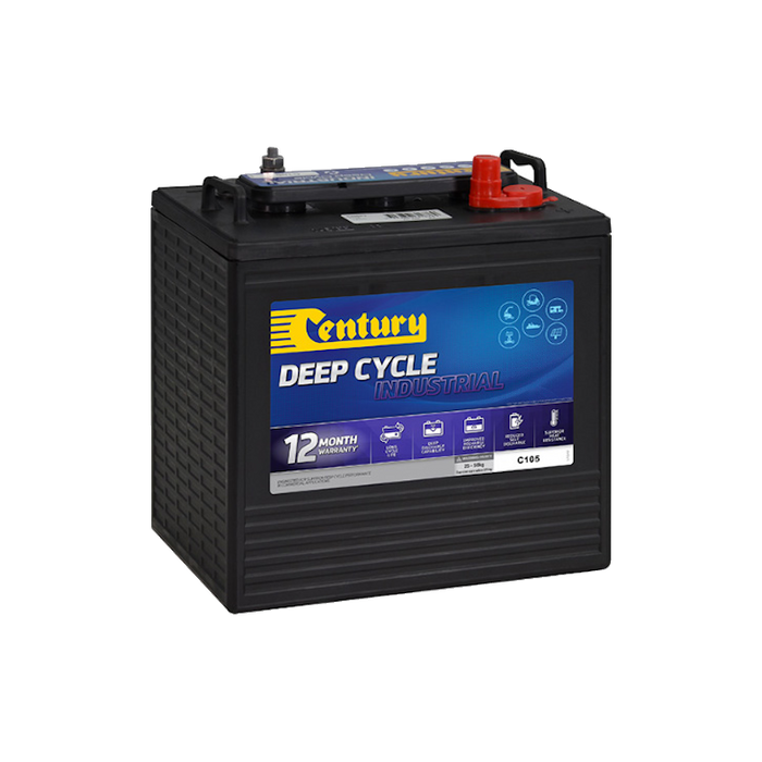 C105 Century Industrial Deep Cycle Battery 6V 225AH