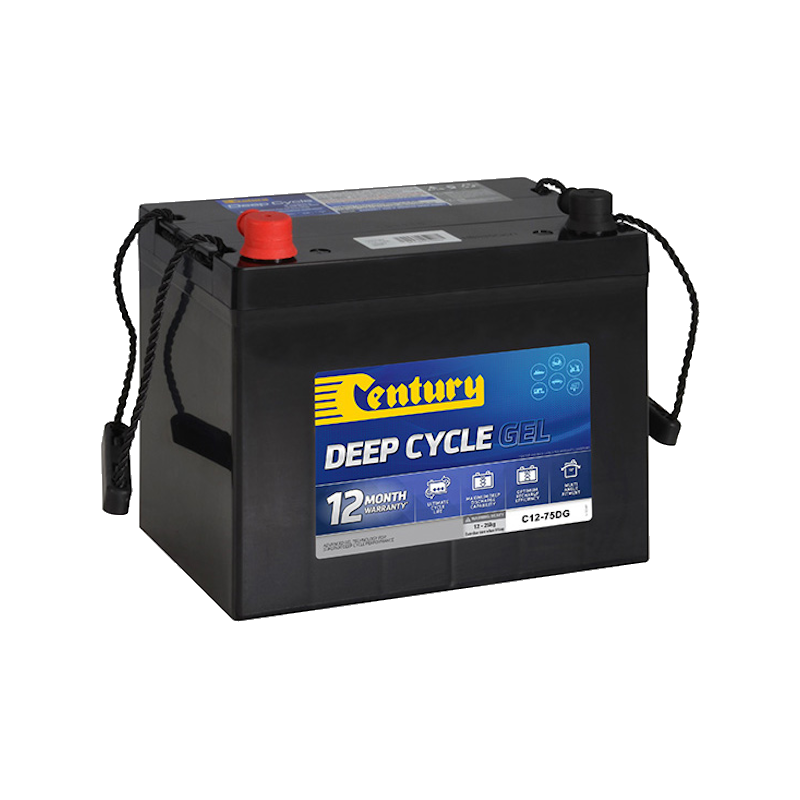 C12-75DG Century Deep Cycle GEL Battery 12V 70AH
