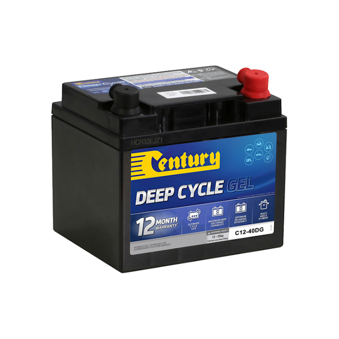 C12-40DG Century Deep Cycle GEL Battery 12V 37AH