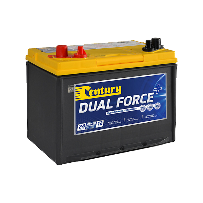 24X MF Century Dual Force+ Battery 12V 730CCA 75AH