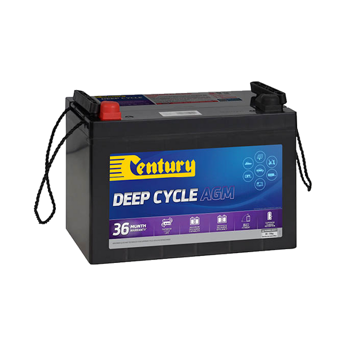 C12-105XDA Century Deep Cycle AGM Battery 12V 105AH